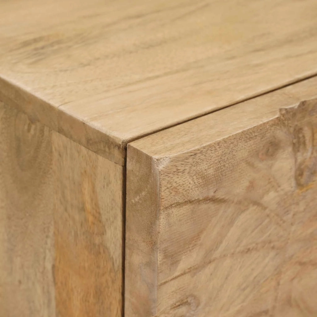 Comodino a muro fatto a mano Marrone Teak 40 x 30 x 20 cm 42020119