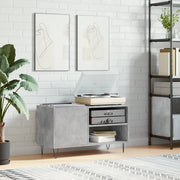 Mobile Porta Dischi Grigio Cemento 85x38x48cm Legno Multistrato 831704