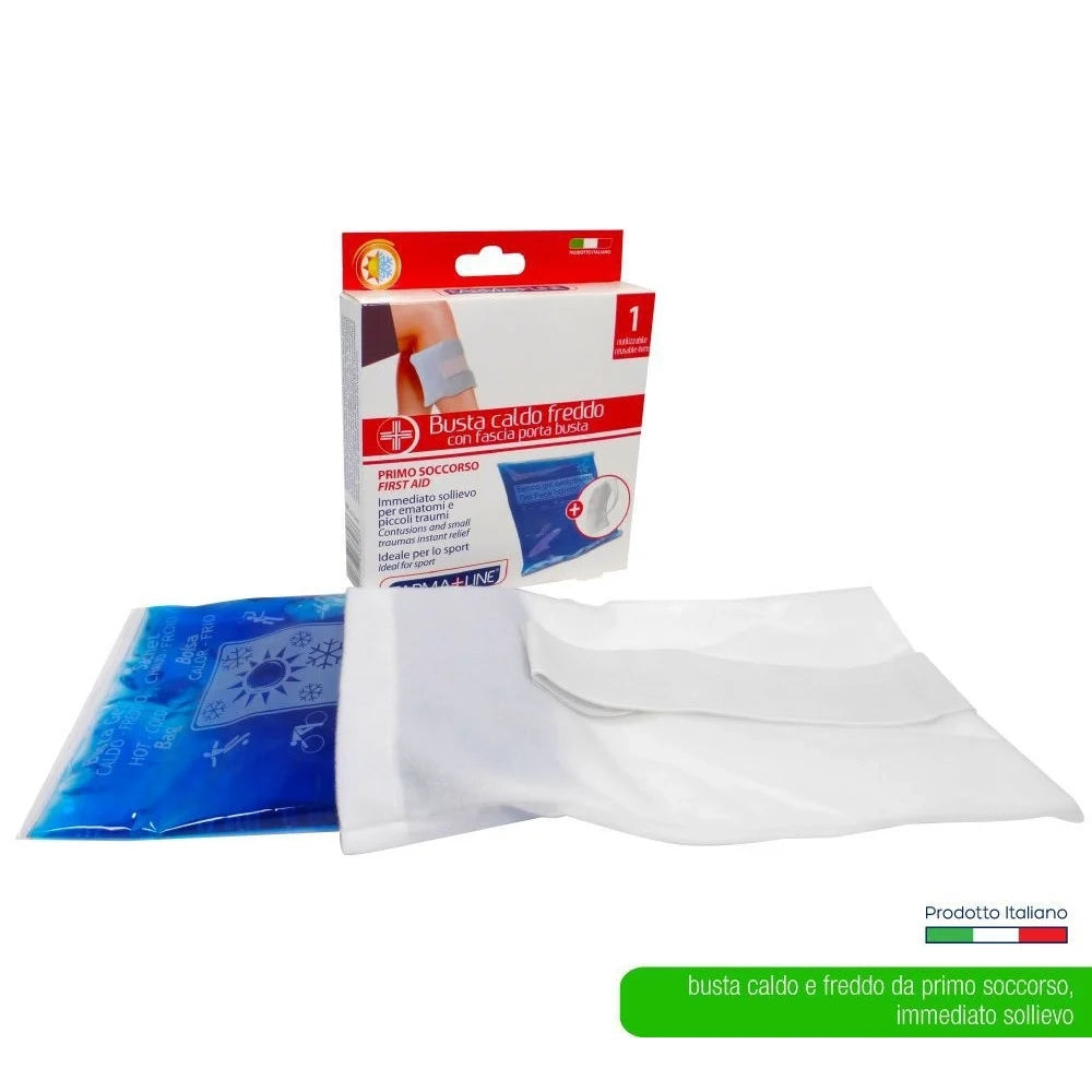 Trade Shop - Busta Gel Caldo/freddo Con Fascia Porta Busta Primo Soccorso Immediato Sollievo Bus3848a -