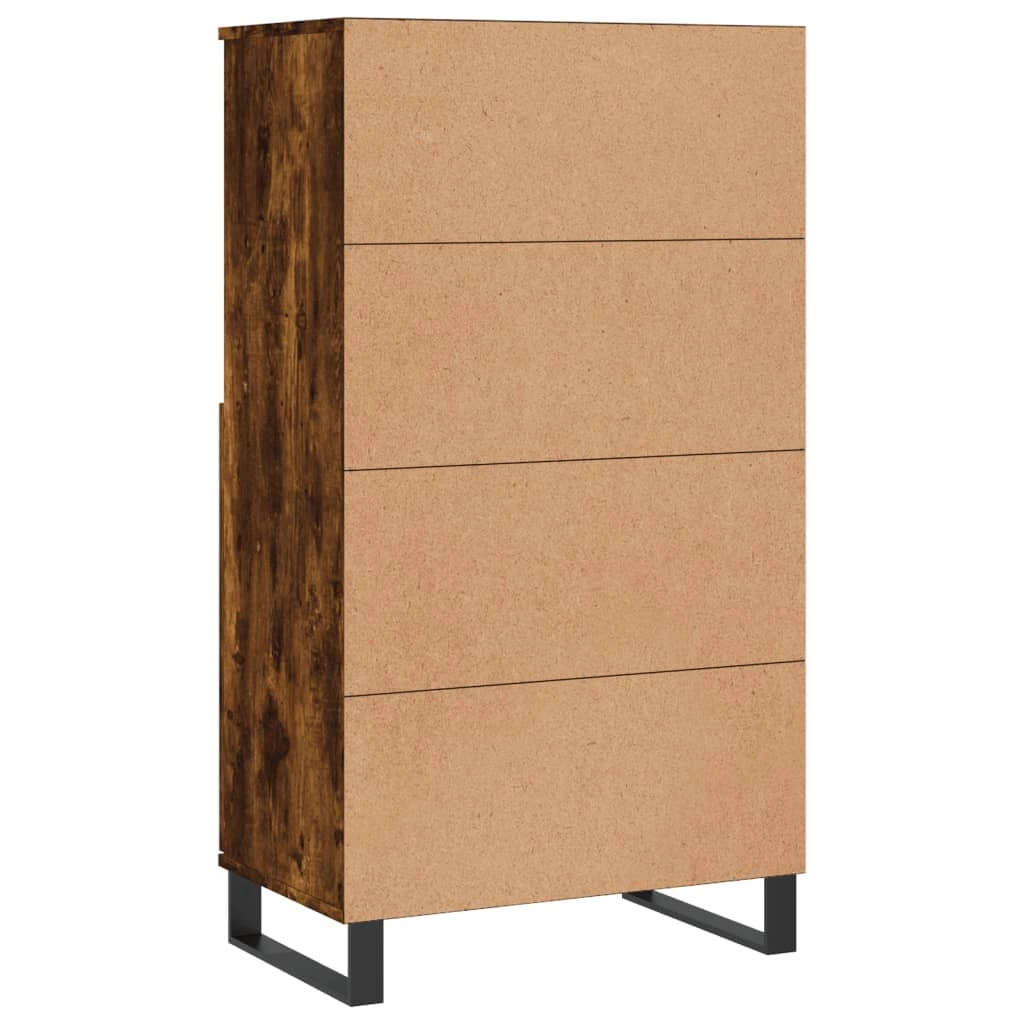 Buffet credenza cassettiera armadio mobile contenitore organizer cucina soggiorno salotto alto 60 x 36 x 110 cm legno ingegnerizzato marrone 02_0033376