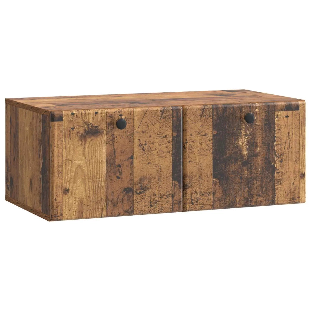 Mobile Porta TV da Muro 78,5 x 41 x 30 cm Legno antico 899203