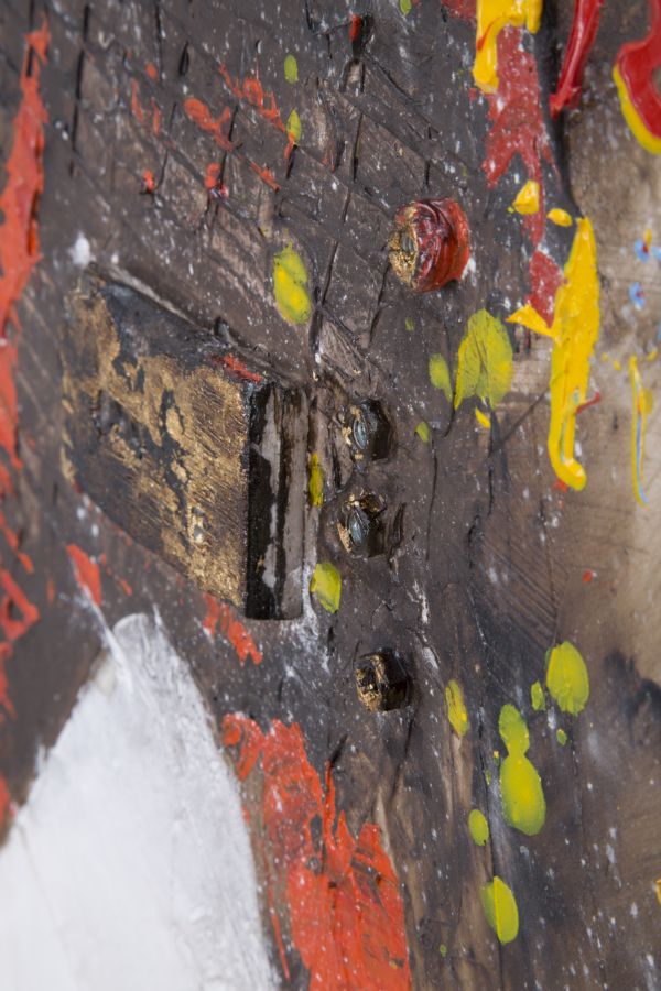 Dipinto su Tela Chitarre Arty 120x3,5x90 cm in Legno e Canvas