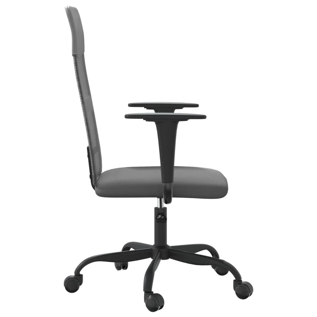 Sedia da ufficio/sedia da studio/sedia per computer grigia regolabile in altezza 02_0024067