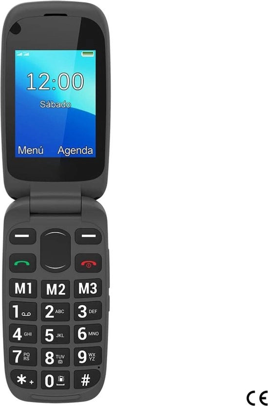 Telefono cellulare portatile per anziani con pulsante di emergenza SOS