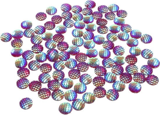 Decorazioni a Resina con Meraviglia Marina - Set di 100 Decorazioni in Resina con Strass