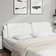 Cuscino Testiera Zadar Bianco 193 cm in Similpelle 374894