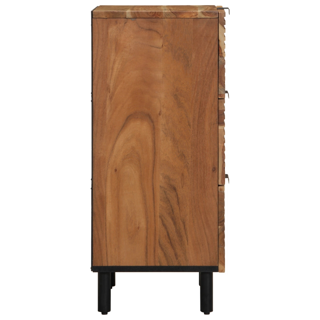 Mobiletto  40x33x75 cm in Legno Massello di Acacia