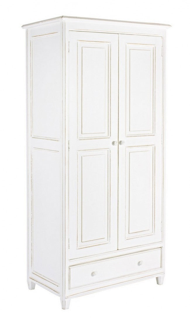 Mobile Armadio 90x55x190 cm 2 Ante 1 Cassetto Colette