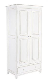 Mobile Armadio 90x55x190 cm 2 Ante 1 Cassetto Colette