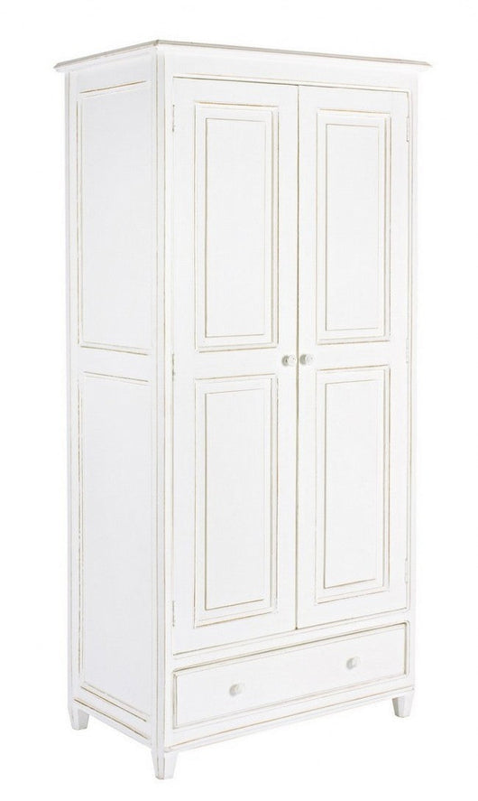 Mobile Armadio 90x55x190 cm 2 Ante 1 Cassetto Colette