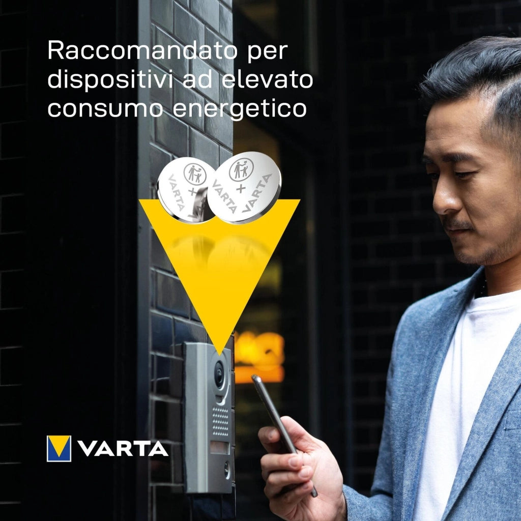 Varta 06032101401 LITHIUM Coin Batteria a bottone 3V 220 mAh CR2032 colore Metallico
