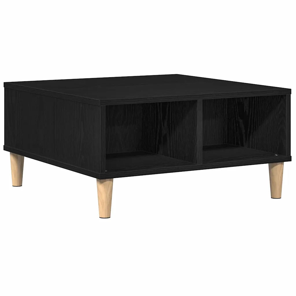Tavolino da salotto Rovere Nero 60 x 60 x 30 cm 862586