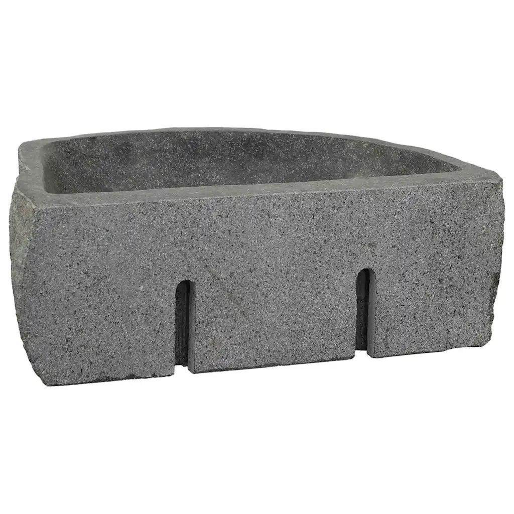 vidaXL Lavabo a parete Grigio (38-45) x (30-35) x 15 cm