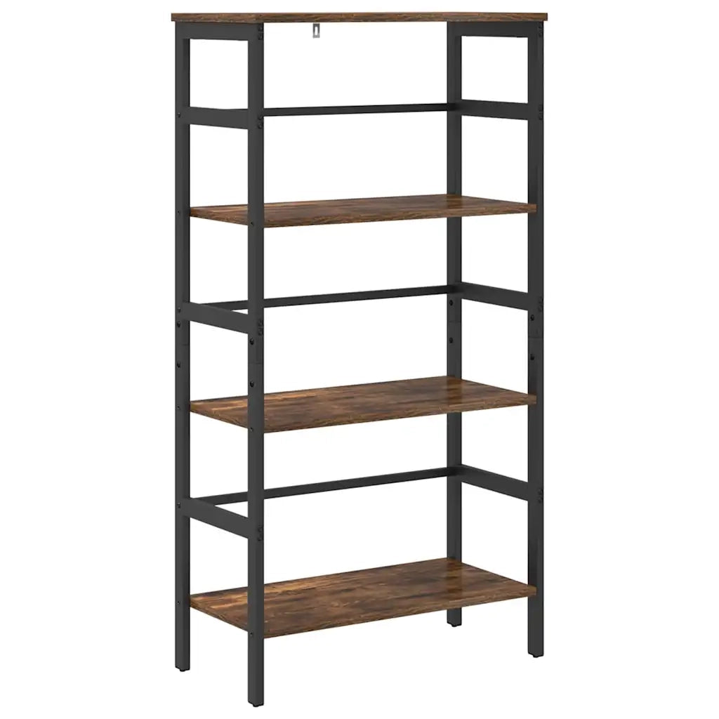 Libreria Rovere fumé 60 x 29,5 x 115 cm Legno multistrato 883924