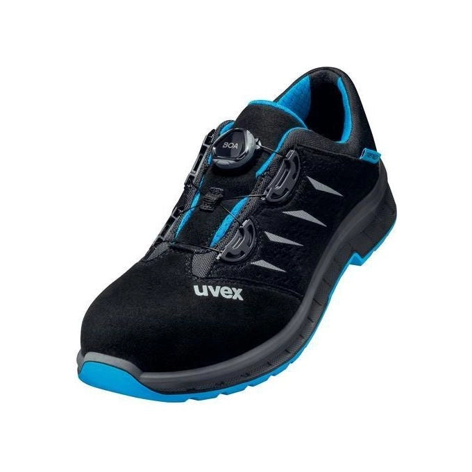 Uvex 6938242 2 Trend Scarpe Antinfortunistiche S1P SRC ESD Punta Acciaio Sistema BOA Suola Antiperforazione colore Blu Francese