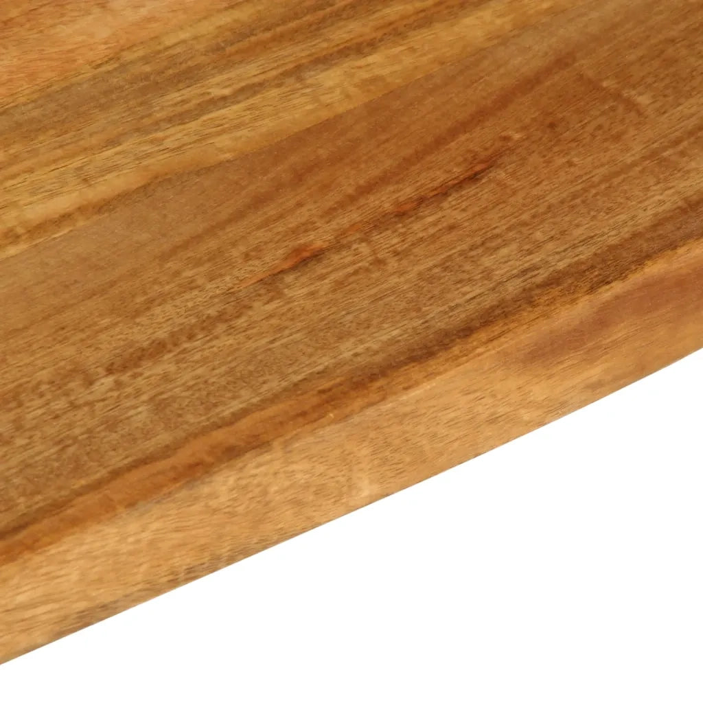Piano Tavolo Bordi Vivi 100x60x2,5cm in Legno Massello di Mango 370550