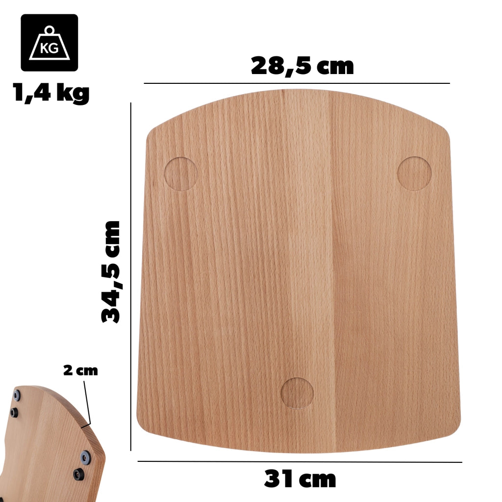 Vassoio in legno KADAX Thermomix Tm6 Tm5 per Thermomix in faggio