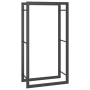 Portalegna finitura opaca 50 x 28 x 94 cm acciaio nero 02_0043750