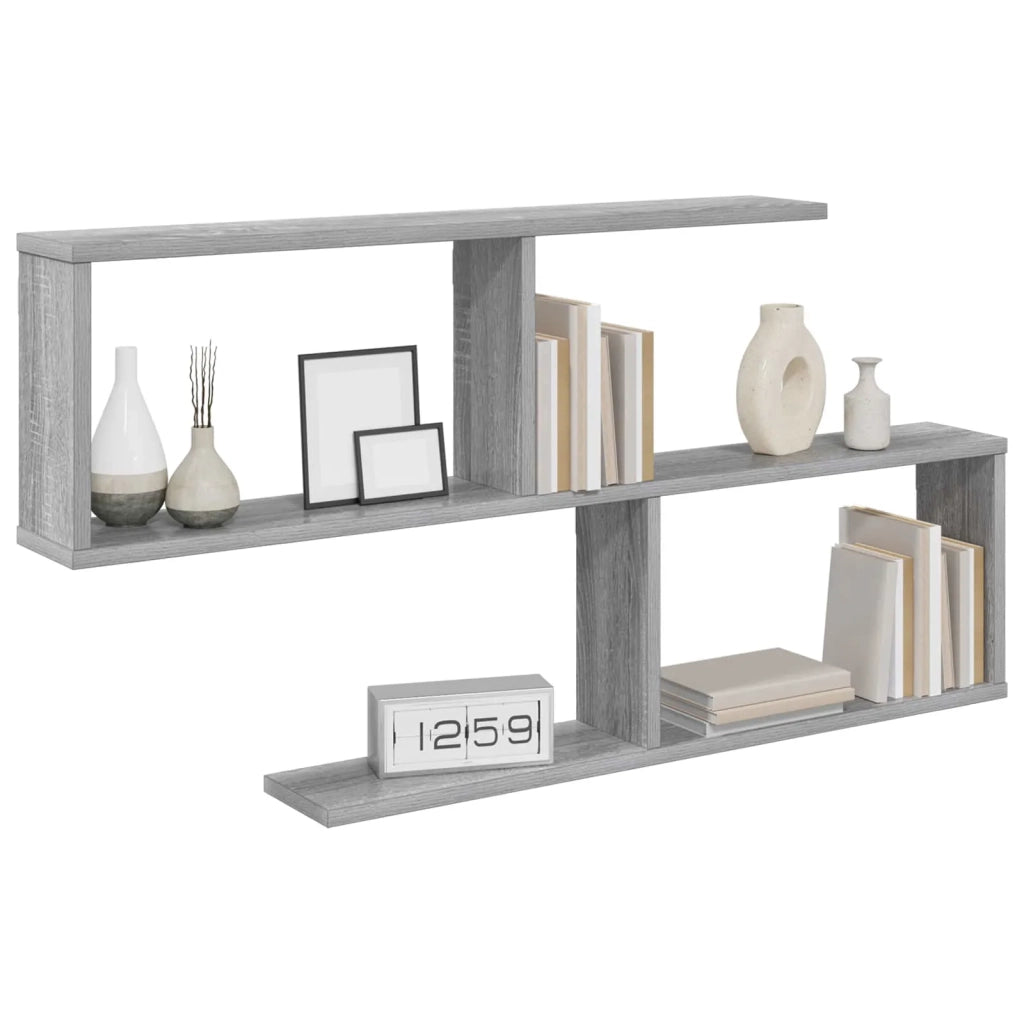 Scaffale da parete Sonoma grigio 100 x 12 x 50,5 cm 8012273