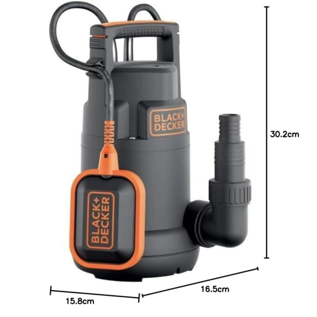 Elettropompa Sommergibile Black Decker BXUP750PTE PVC 750 Watt 13000 Litri