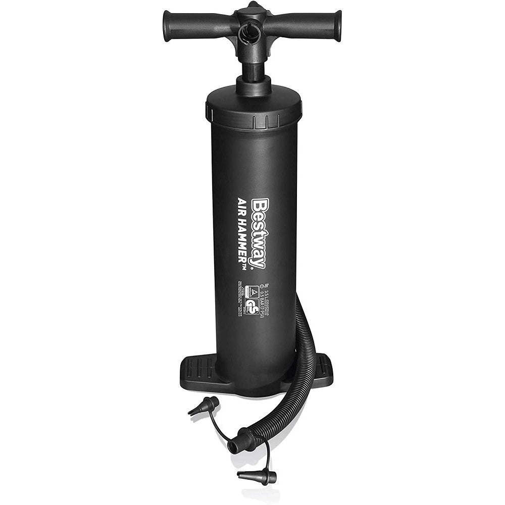 Trade Shop - Pompa Manuale Air Hammer Multifunzione Gonfia/sgonfia Volume 3.500 Cc 48cm 62030 -