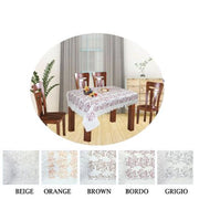 Trade Shop - Tovaglia Copritavola Elegante Festa Pizzo Ricamo Vari Colori 140x180 - 140x240cm -    -140x240   -