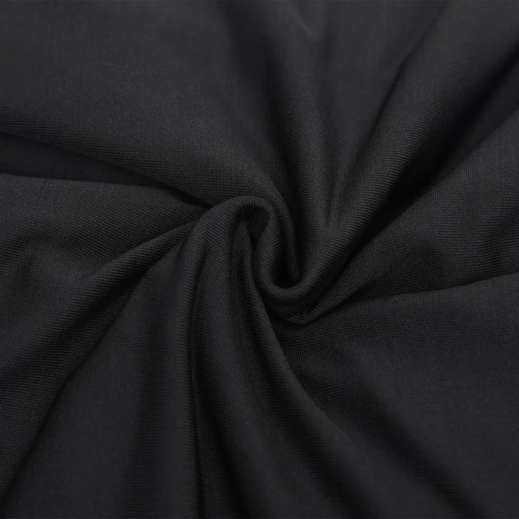 Fodera Elasticizzata per Divano 4 Posti Jersey Poliestere Nero 332935