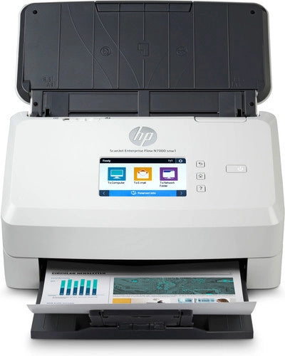 Hp scanjet enterprise flow n7000 scanner a foglio 600 x 600 dpi a4 bianco - 6FW10A#B19