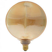 Lampadina LED decorativa sfera G188 E27 4W 200lm ambra