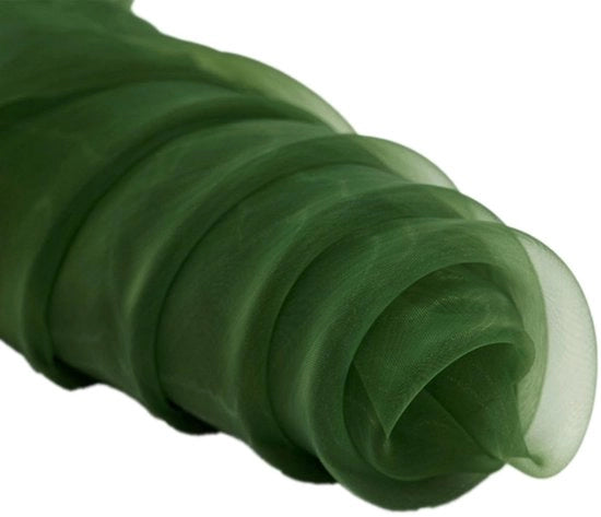 Tessuto di Organza 150 cm Largo - Cucito - Decorazione - Abito da Costume - Tovaglie da Tavola - Tessuto Universale - Poliestere 1 m - Tulle