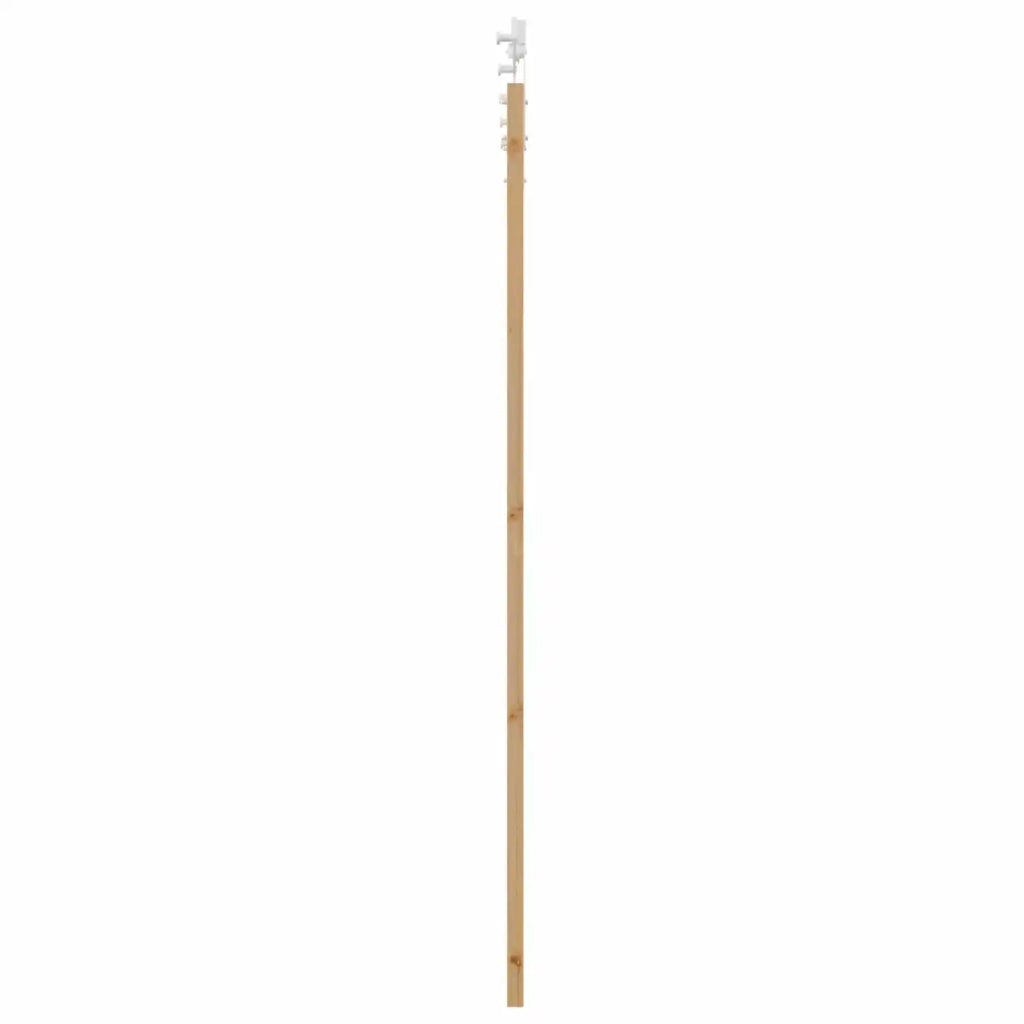 Porta scorrevole Naturale e Bianco 86 x 211 cm