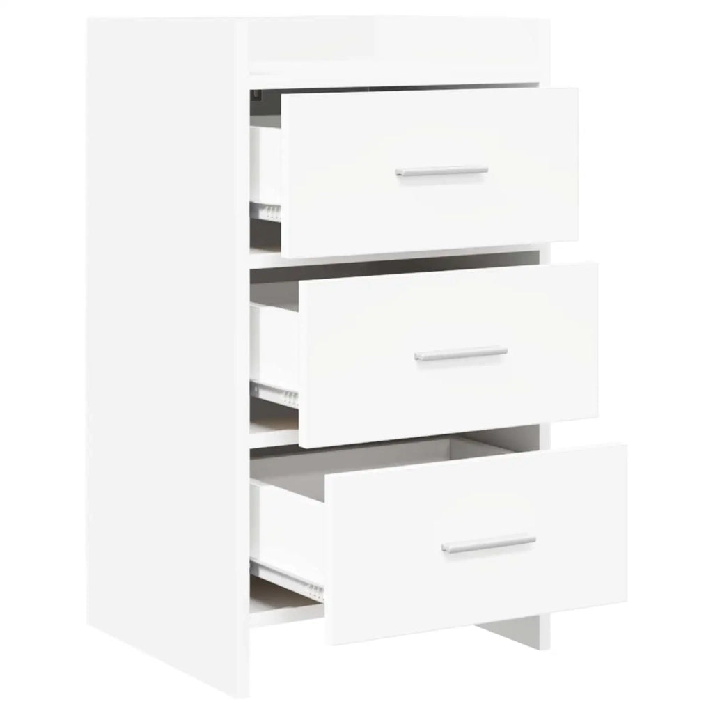 Comodini Bianco 40 x 36 x 70 cm Legno ingegnerizzato 8011027