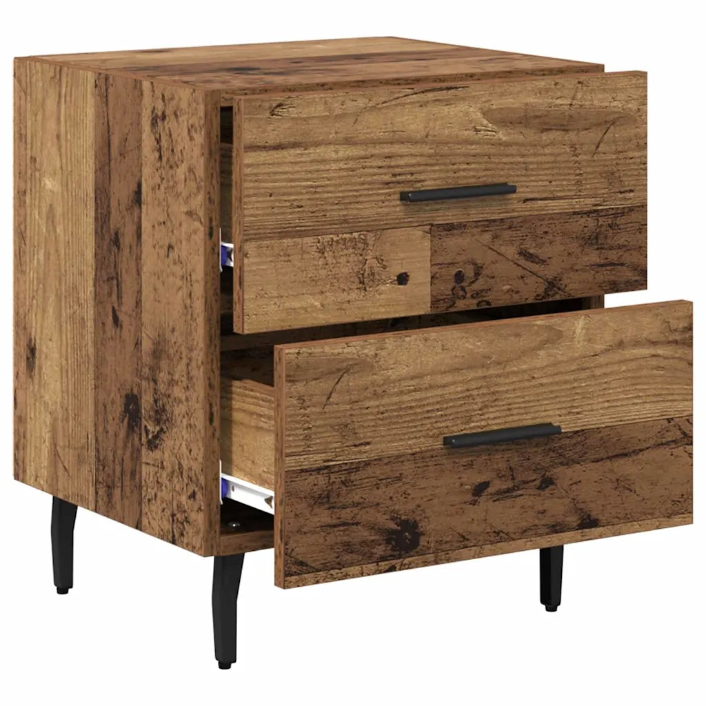 Armadio da Notte con cassetto Legno vecchio 40 x 35 x 47,5 cm 882042