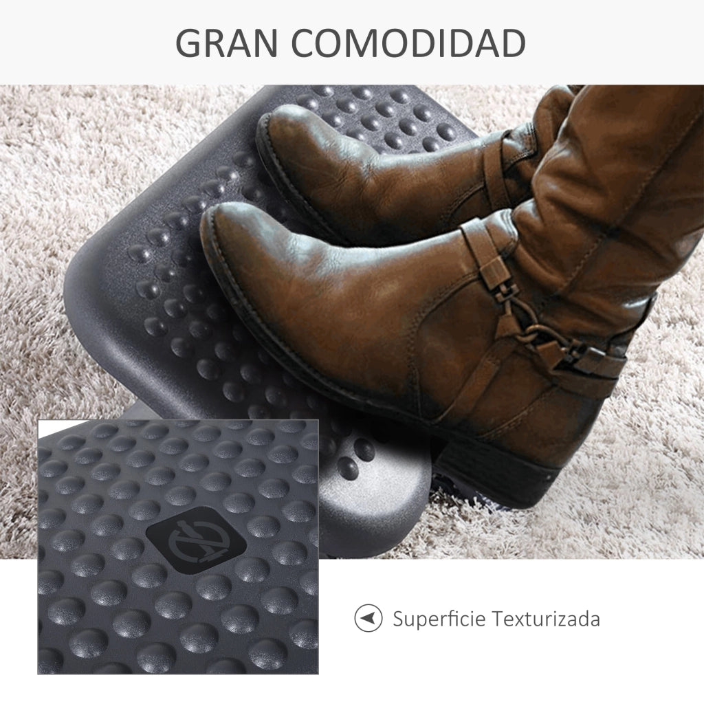 Poggiapiedi Regolabile Ergonomico per Scrivania ¨C zephmum ¨C Grigio