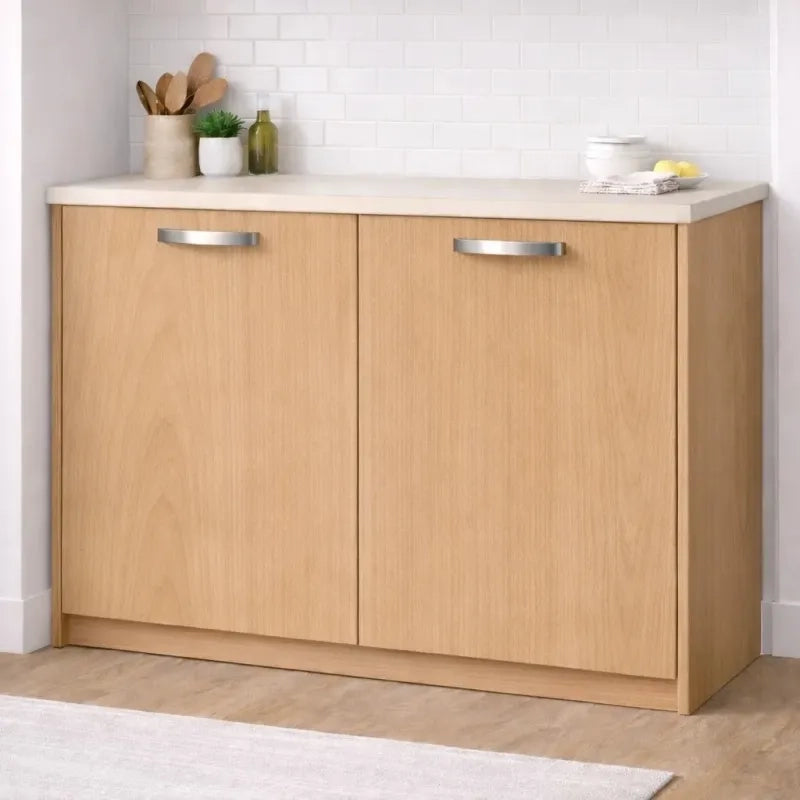 Anta per mobili in Legno nobilitato Compresa di Maniglia 72x30 Faggio