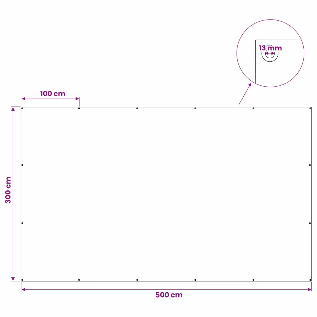 Telo con Occhielli Blu 3 x 5 m 90 gsm PE 42039482