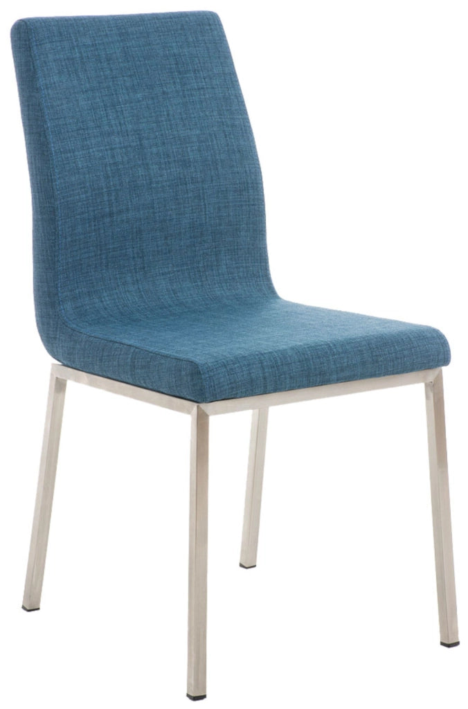 Set di 2 sedie da pranzo Colmar Fabric blu