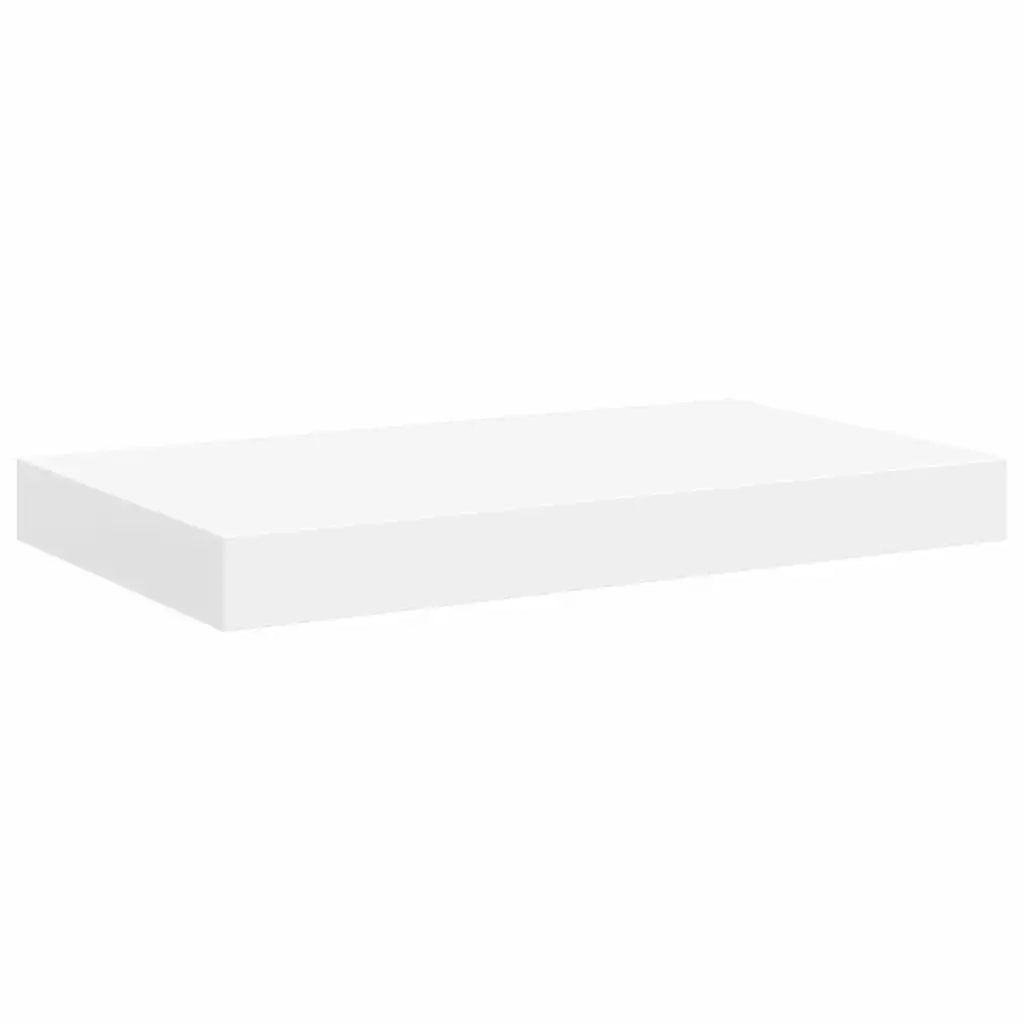 Scaffali a Parete 2 pz Bianchi 50x23x3,8 cm in MDF cod mxl 33748