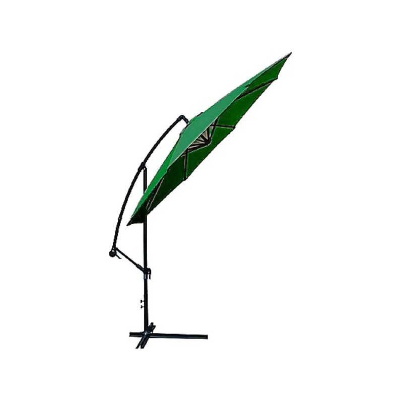 Ombrellone Metallo Poliestere Laterale Verde 300 Vette 04988