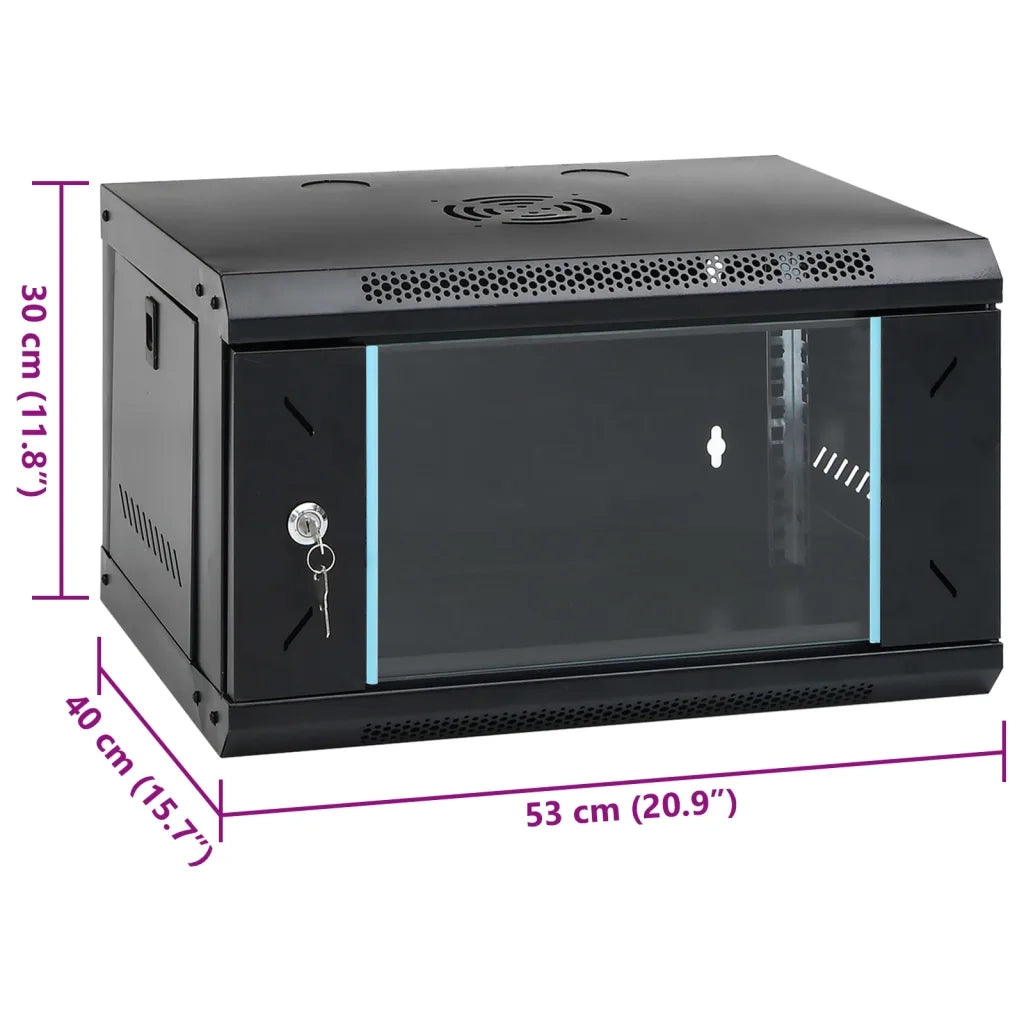 Armadio di rete a parete 6U 19" IP20 53x40x30 cm CFW5113410