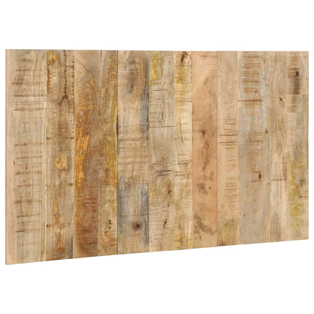 Testiera | Testata 140 cm in Legno Massello di Mango Grezzo
