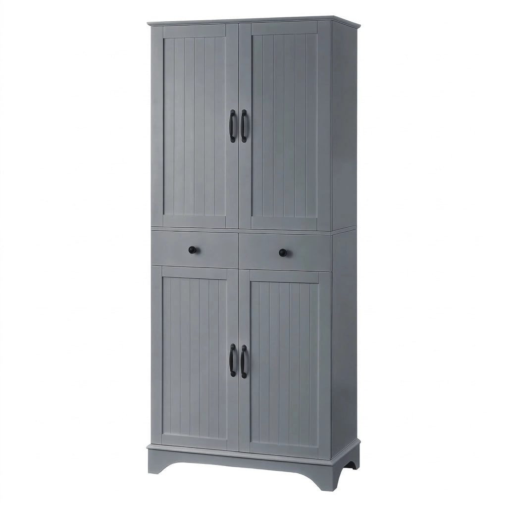 Libreria con Cassetti e Ripiani Regolabili ¨C MINIMAL ¨C Grigio, Soggiorno e Cucina
