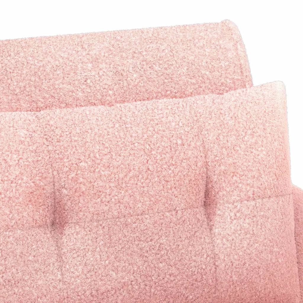 Loveseat con bottoni imbottiti Rosa 117 x 67 x 77 cm Bouclé 42041824