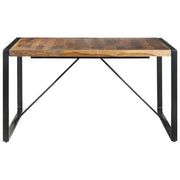 Tavolo da Pranzo 140x140x75 cm in Legno Massello 321574