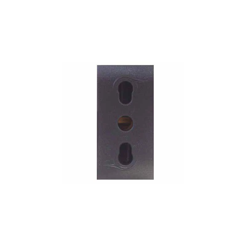 Frutto Comfort Presa Bipasso 10/16A+T Antracite