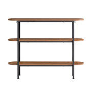 Tavolo Consolle da ingresso Tavolino stretto Tavolo decorativo Marrone 110x25x86cm FSB67-WS SoBuy