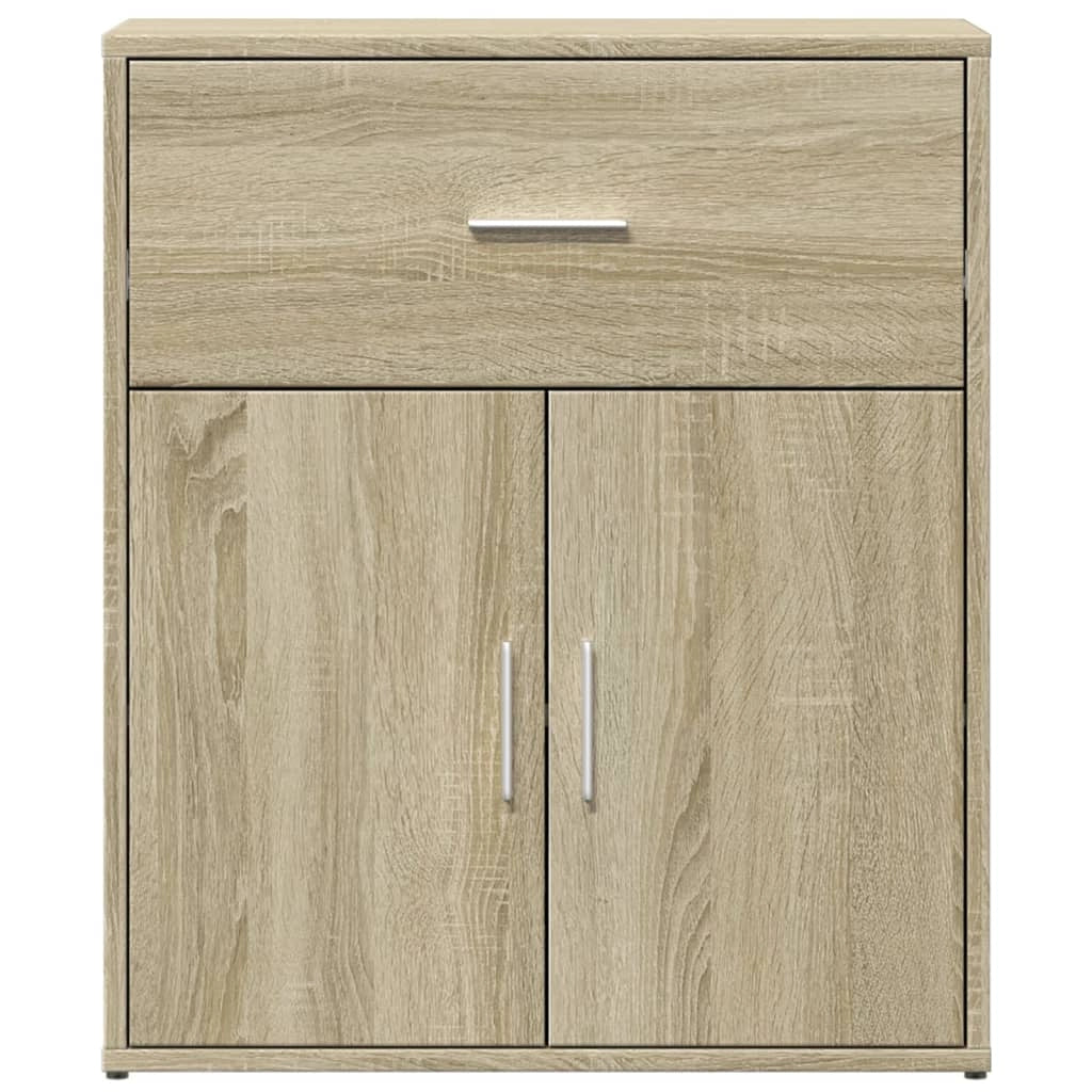 Buffet credenza cassettiera armadio mobile contenitore organizer per cucina soggiorno salotti set da 2 Sonoma 60 x 31 x 70 cm legno ingegnerizzato marrone 02_0036815