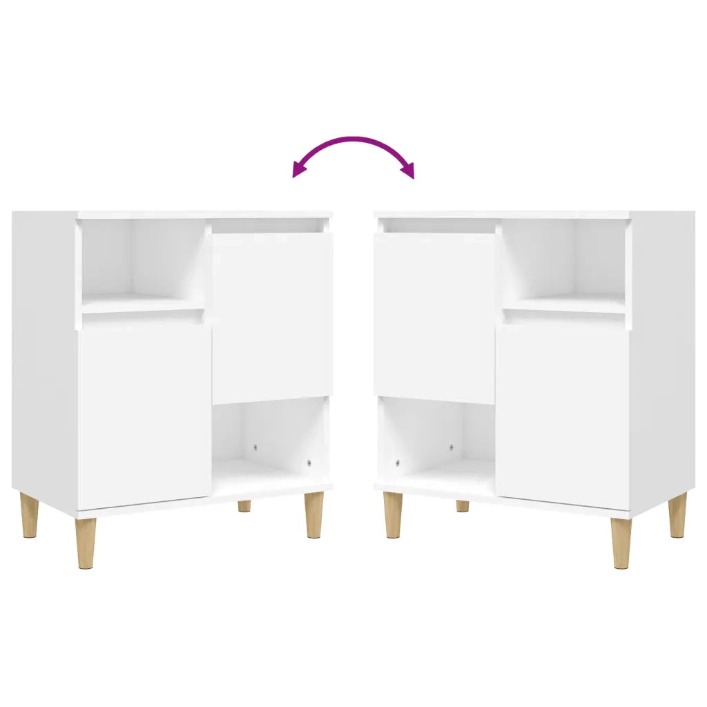 Credenza Bianca 60x35x70 cm in Legno Multistrato