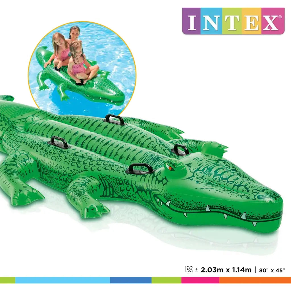 INTEX Alligatore Gigante Cavalcabile 203x114 cm 3202911