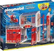 City Action - Grande Centrale dei Vigili del Fuoco, Playmobil,Eta 4-10 anni